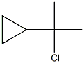 (1-chloro-1-methyl-ethyl)-cyclopropane Structure