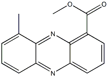 methyl 9-methyl-1-phenazinecarboxylate 구조식 이미지