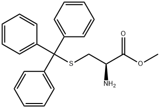 L-Cysteine, S-(triphenylmethyl)-, methyl ester 구조식 이미지