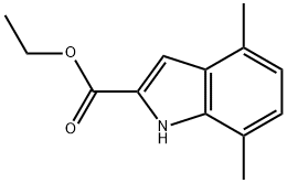 Ethyl 4,7-dimethyl-1H-indole-2-carboxylate Structure