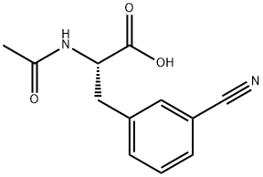 (2S)-2-acetamido-3-(3-cyanophenyl)propanoic acid Structure