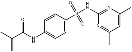 N-[4-[(4,6-dimethylpyrimidin-2-yl)sulfamoyl]phenyl]-2-methyl-prop-2-enamide Structure