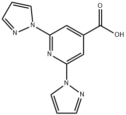 2,6-bis(1H-pyrazol-1-yl)isonicotinic acid Structure