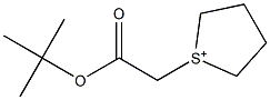 1-(2-(tert-butoxy)-2-oxoethyl)tetrahydro-1H-thiophen-1-ium 구조식 이미지