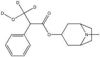 Atropine-D3 구조식 이미지