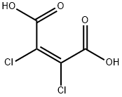 2-Butenedioic acid, 2,3-dichloro-, (2Z)- Structure