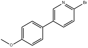 2-Bromo-5-(4-methoxyphenyl)pyridine 구조식 이미지