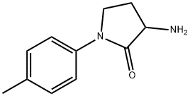 3-amino-1-(4-methylphenyl)pyrrolidin-2-one Structure