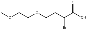 2-BROMO-4-(2-METHOXYETHOXY)BUTANOIC ACID 구조식 이미지