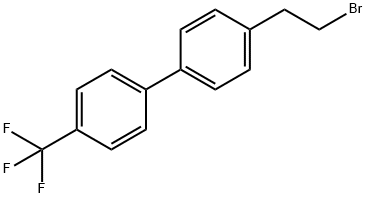 4-(2-Bromoethyl)-4'-(trifluoromethyl)biphenyl Structure