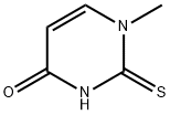 4(1H)-Pyrimidinone, 2,3-dihydro-1-methyl-2-thioxo- Structure