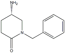 (S)-5-amino-1-benzylpiperidin-2-one Structure