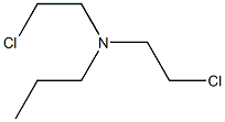 n-propylbis(2-chloroethyl)amine 구조식 이미지