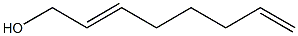 trans-2,7-octadien-1-ol Structure