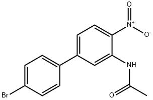 Acetamide, N-(4'-bromo-4-nitro[1,1'-biphenyl]-3-yl)- Structure