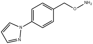 O-{[4-(1H-pyrazol-1-yl)phenyl]methyl}hydroxylamine Structure