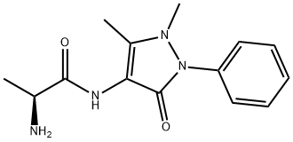 L-Alanine-4-Antipyrineamide Structure