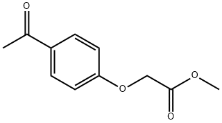 methyl 2-(4-acetylphenoxy)acetate 구조식 이미지