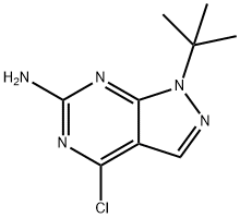 1-tert-butyl-4-chloro-1H-pyrazolo[3,4-d]pyrimidin-6-amine Structure