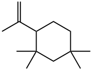 Cyclohexane, 1,1,5,5-tetramethyl-2-(1-methylethenyl)- Structure