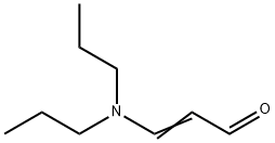 N,N-di-n-propyl-3-aminopropenaldehyde 구조식 이미지