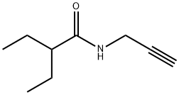 2-ethyl-N-(prop-2-yn-1-yl)butanamide 구조식 이미지