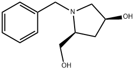 (3S,5S)-1-Benzyl-5-hydroxymethyl-pyrrolidin-3-ol Structure