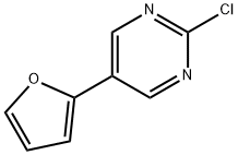 2-Chloro-5-(2-furyl)pyrimidine 구조식 이미지