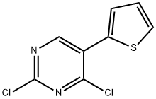 2,4-Dichloro-5-(2-thienyl)pyrimidine Structure