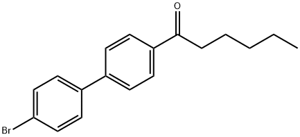 4-Hexanoyl-4'-brombiphenyl Structure