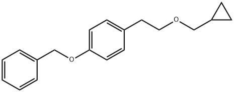 1-(benzyloxy)-4-[2-(cyclopropylmethoxy)ethyl]benzene Structure