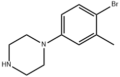 1-(4-BROMO-3-METHYLPHENYL)PIPERAZINE Structure
