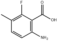 Benzoic acid, 6-amino-2-fluoro-3-methyl- 구조식 이미지