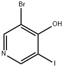 3-bromo-5-iodopyridin-4-ol Structure