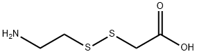 Acetic acid, 2-[(2-aminoethyl)dithio]- Structure