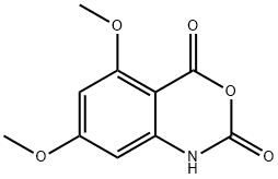 2H-3,1-Benzoxazine-2,4(1H)-dione, 5,7-dimethoxy- Structure