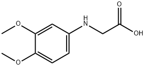 2-[(3,4-dimethoxyphenyl)amino]acetic acid Structure