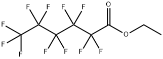 Hexanoic acid, 2,2,3,3,4,4,5,5,6,6,6-undecafluoro-, ethyl ester Structure