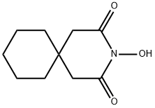 3-Hydroxy-3-azaspiro[5.5]undecane-2,4-dione 구조식 이미지