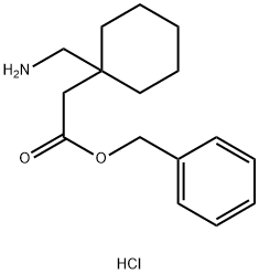 BENZYL 2-(1-(AMINOMETHYL)CYCLOHEXYL)ACETATE HCL Structure