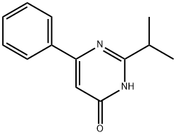 4-Hydroxy-2-(iso-propyl)-6-phenylpyrimidine 구조식 이미지