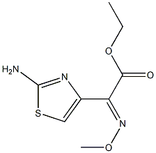 Ethyl 2-(2-Aminothiazol-4-yl)-2-(methoxyimino)acetate Structure