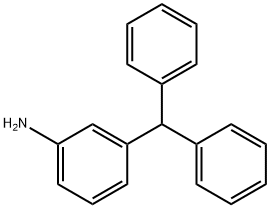 Benzenamine, 3-(diphenylmethyl)- Structure