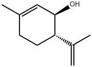 2-Cyclohexen-1-ol, 3-methyl-6-(1-methylethenyl)-, (1R,6S)- 구조식 이미지