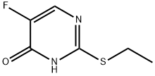 4(3H)-Pyrimidinone, 2-(ethylthio)-5-fluoro- Structure