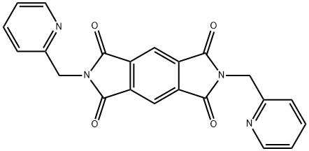 N,N-bis-(2-pyridylmethyl)pyromellitic diimide 구조식 이미지