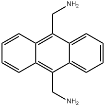anthracene-9,10-diyldimethanamine 구조식 이미지