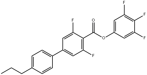 3,4,5-trifluorophenyl 3,5-difluoro-4'-propyl-[1,1'-biphenyl]-4-carboxylate Structure