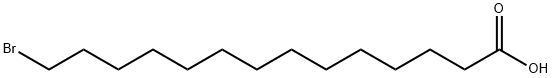 14-bromotetradecanoic acid 구조식 이미지