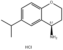 (R)-6-ISOPROPYLCHROMAN-4-AMINE HYDROCHLORIDE Structure